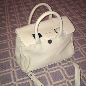 white handbag
